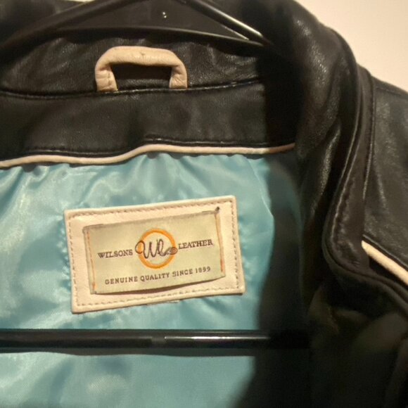 vintage genuine leather jacket - Picture 2 of 3